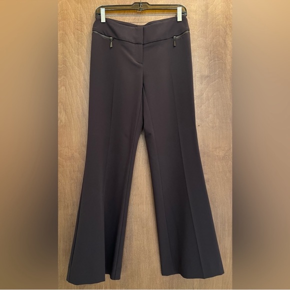 Cache Brown Flare Pants with Wide Waistband